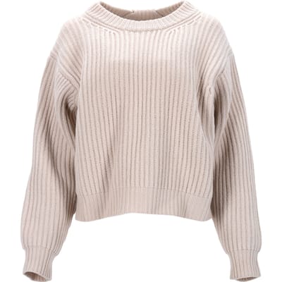 Acne Studios gebreide trui van ecru wol