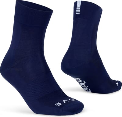 GripGrab - Lightweight SL Performance Zomer Fietssokken 1 Paar Coolmax Wielersport Sokken Regular Cut - Navy Blauw - Unisex