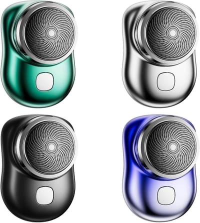Mini-scheerapparaat - Elektrisch apparaat - Draadloos scheren - Oplaadbaar via USB - Compact formaat - Zwart