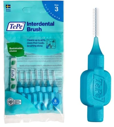 Interdental Borstel 0.6mm - Efficiënte Plaque Verwijdering Tussen Tanden en Molaren - 8 Stuks