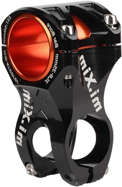 Stuurpen fiets 31,8 * 50 mm aluminiumlegering kort Moutainbike racefiets stuurpen Zwart