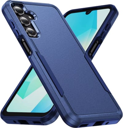 Hoesje Geschikt voor Samsung Galaxy S25 – Beschermende Telefoonhoes, Telefoonhoes met Volledige Bescherming, Duurzaam Smartphone Accessoire voor Dagelijks Gebruik-Marineblauw