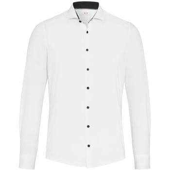 Pure The Functional Shirt Wit - Maat 38 - Heren - Overhemden Formeel