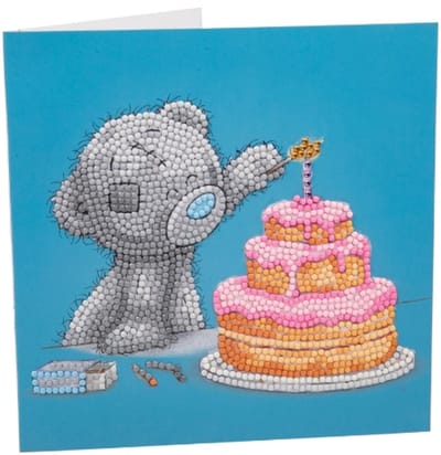 Happy Birthday, Crystal Art Card