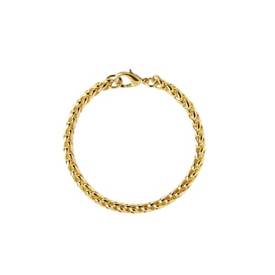 Goud Vergulde Chunky Schakel Armband