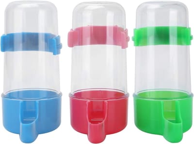 Automatische Vogelvoeder en Drinker Set voor Papegaaien, Parkieten en Liefhebbers - 3 Stuks voor Gemakkelijk Voeden en Hydrateren in Vogelkooi