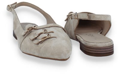 Tango Dames Slingback Duna 4-j Suede | Beige | Maat: 40