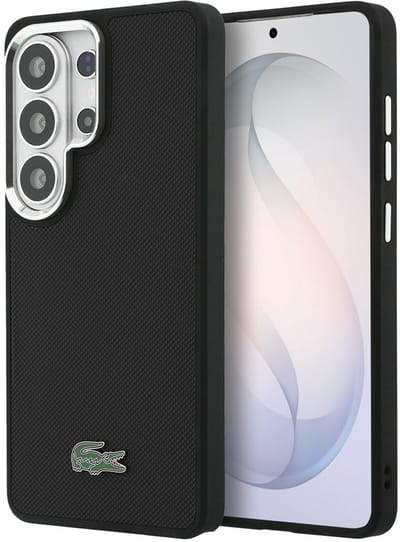 Lacoste telefoonhoesje voor Galaxy S26 Ultra - MagSafe - Zwart