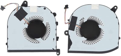 Dailygoods - Koelventilator Laptop - Vervangende Ventilator - Aluminiumlegering - 4-pins Connector - Geschikt voor 15 - Voor CPU en GPU Koeling
