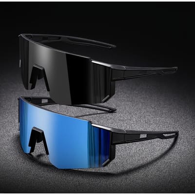 Heren Oversized Fietsbril Winddichte Fietsbril UV-Bescherming Wielerbril voor Racefiets