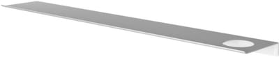 Hotbath &More Shelves - Planchet 80 Cm - Inclusief Bevestigingsrails - Met 1 Uitsparing - Voor Zeepdispenser of Beker - Mat Wit