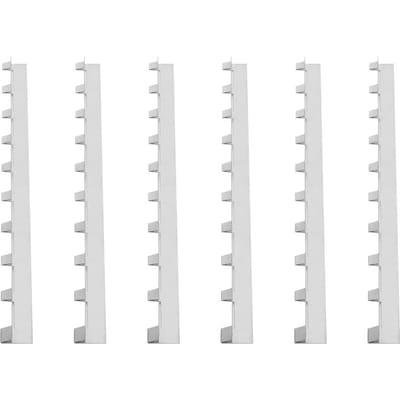 6 stuks Duurzame Metalen Bijenkast Frame Strips Afstandhouders Imker Bijenteelt Gereedschap Uitrusting white