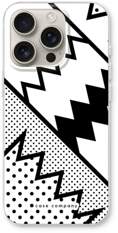 Case Company® - Hoesje geschikt voor iPhone 16 Pro hoesje - Pop Art #5 - Soft Cover Telefoonhoesje - Bescherming aan alle Kanten en Schermrand