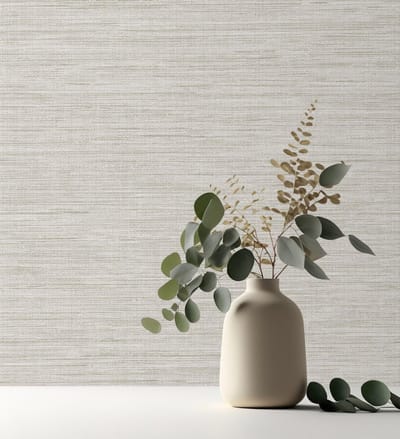 Dailygoody - Behang van plantaardige vezels - Natuurlijke tinten