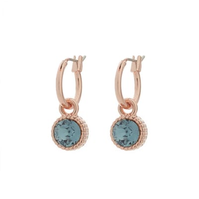 BIBA 8923 Oorhangers rosé Indian Sapphire