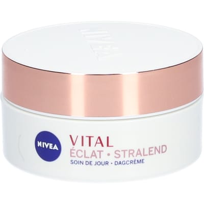 NIVEA Vital Anti-Rimpel Extra Stralende Dagcrème voor Vrouwen - Moisturizer - Rijpe en droge huid - 50ml
