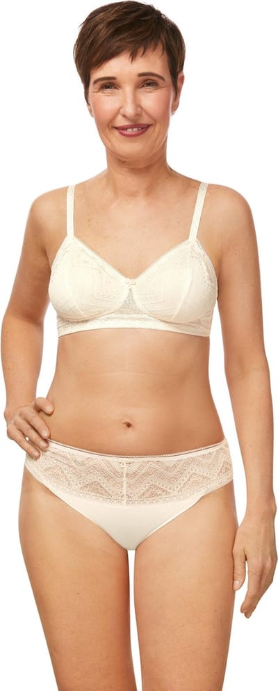 Amoena Carrie Prothese SBP Voorgevormde Bh ivoor - maat EU 80D / FR 95D
