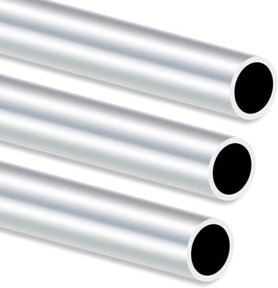 Ronde Aluminium Buis 22 mm OD 18 mm ID - 250 mm Lengte - Naadloze Rechte Buizen voor Industrieel en Decoratief Gebruik (3 Stuks)