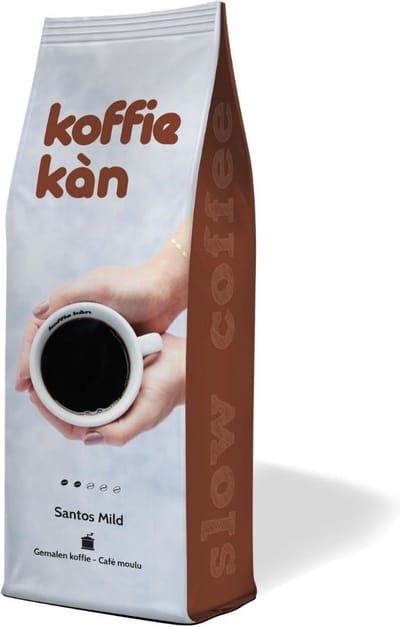 Koffie Kàn - Gemalen Koffie - Santos Mild - 12 x 250g