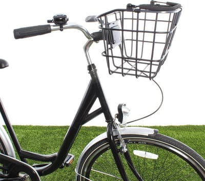 Basil Bremen Alu BE/KF Nordlicht Fietsmand - Voor - Aluminium - Matzwart