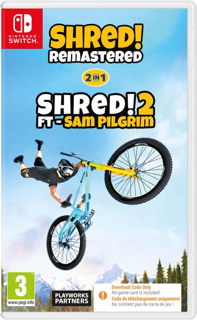 Shred! Remastered + Shred! 2 - ft Sam Pilgrim (Code in a Box) - Nintendo Switch - Racing