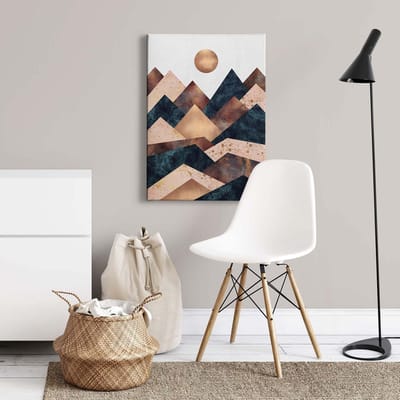 Canvas print DD123166 Autumn Day A.S. Création 0,5 x 0,7 m Bruin Kantoor Hal/Gang Keuken Slaapkamer Woonkamer