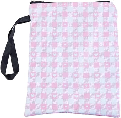 Dailygoods- Boekhoes Waterdichte Stoffen - Rits/Voorvak - Handvat - Grote Bloemen - 8,7 x 11,0 Inch - Bescherming voor Boekomslagen - Boekomslag