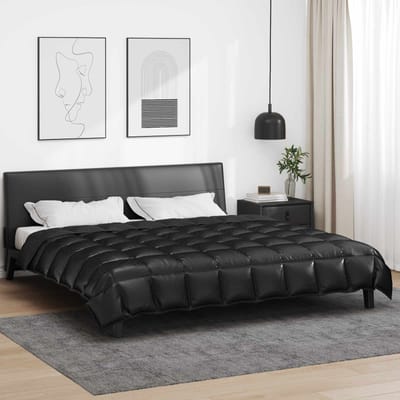 vidaXL - Winter - Duvet - 200 - x - 200 - cm - 450 - gsm - Zwart