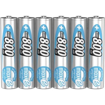 Ansmann maxE HR03 Oplaadbare AAA batterij (potlood) NiMH 800 mAh 1.2 V 6 stuk(s)