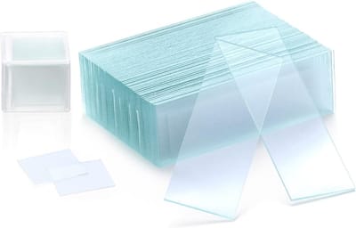 50 slides 76x26mm en 100 coverslips 18x18mm, perfect voor laboratoriumgebruik en microscopie
