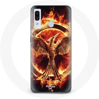 Coque pour samsung galaxy A30 Hunger Games Film Logo