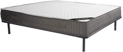 Vente-unique Set 140 x 190 cm lattenbodem + matras met schuim en traagschuim toplaag 11 zones dikte 22cm - DANEVO van YSMÉE