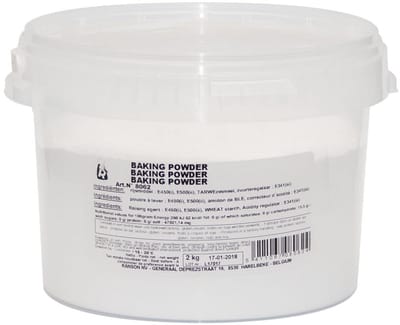 Ranson - Bakpoeder 2 KG - bakken - bakingsoda - cake- koeken - taartbodem emmer 2 KG