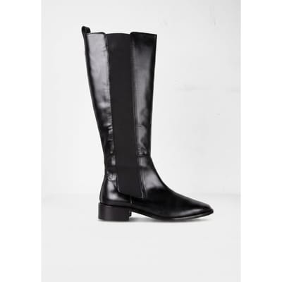 LK Bennett Zara Riding Boot Black Size: 37 | Boots Outlet | Dames | Zwart