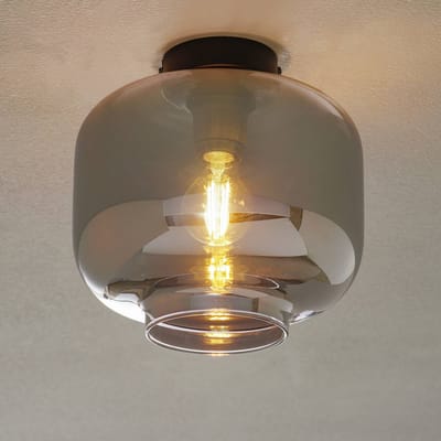 Näve Glas-plafondlamp Vaso