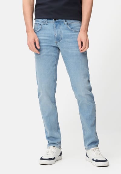 camel active fleXXXactive® jeans met verkoelend effect - Maat menswear-33/30 - Oceaanblauw