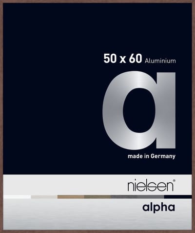 Nielsen Alpha Aluminium Wissellijst Wenge 50x60cm