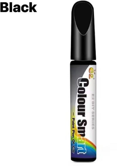 TLVX Lakstift Zwart / Auto Schade Kras Reparatie Pen Verf Kwastje / Car Scratch Repair Black / Lak schade herstellen Auto / Motor / Scooter / E-Bike / Fatbike / Kras Verwijderen / Steenslag / Sleutelschade Deur / Waterproof / Permanent Lak Herstel