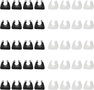 Meubelvoet Doppen - Stoelpoot Beschermers - Vloer Beschermen - U-vormige Pasvorm - 40 Stuks - Diverse Kleuren
