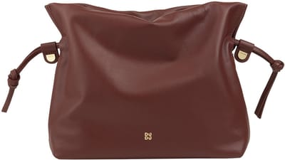 DuDu - Damska Skórzana Listonoszka - Kleine Crossbody - Elegant - Gouden Accenten