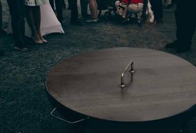 Deksel voor vuurschaal en vuurton Ø 80 cm - Bescherming tegen vonken en weersinvloeden