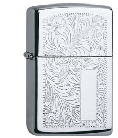 Venetian Zippo gasaansteker met dubbele stormvlam - Zippo Regular venetian chroom op gas
