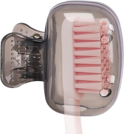 Tandenborstelhoezen - Beschermkapjes - Hygiënisch Bewaren - Flexibele Pasvorm - 4.5 cm - Grijs