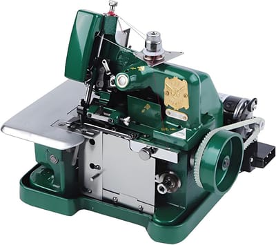 Overlock naaimachine - Serger machine - Professioneel naaiwerk - Robuust gietijzeren frame - 255x210x270 mm - Groen