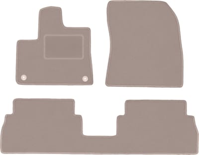 Beige veloursmatten voor: Opel Combo E combivan (2018-)