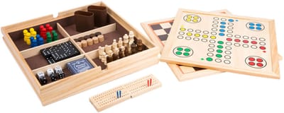 Small Foot - Houten Klassieke Spellen 9in1
