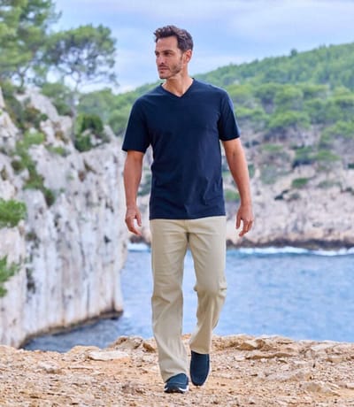 ATLAS FOR MEN - Twill stretch 5-pocket broek - Heren - Verkrijgbaar in grote maten - W34
