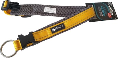 Petlando Hondenhalsband Outdoor Oker&Grijs - Klikhalsband - 50-55/4 cm