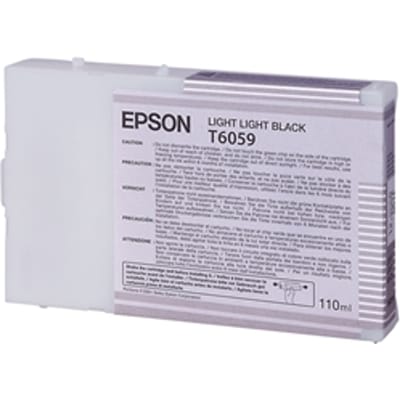 Epson T6059 inktcartridge licht licht zwart (origineel)