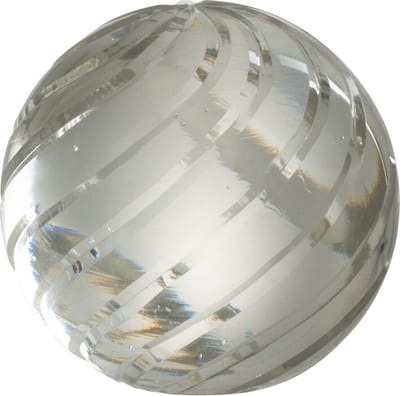 J-Line presse-papier Ondes - glas - transparant - small